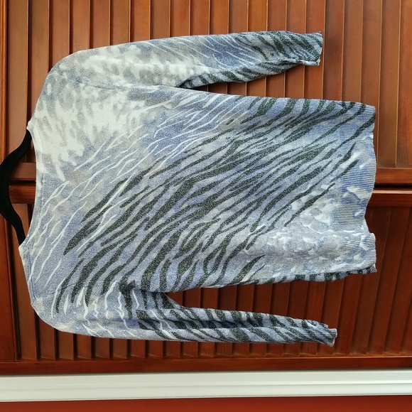 Joseph A. Tricolored Sparkly Sweater - Picture 3 of 7